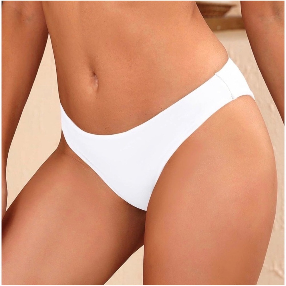 NWT Tempt Me Bikini Bottoms Set Of 2 Moderate Coverage Black White XS - Picture 10 of 10